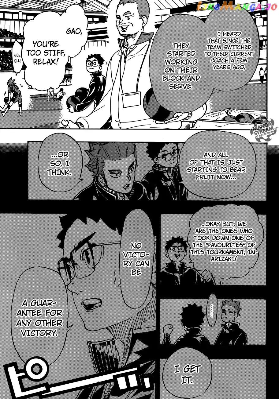 Haikyuu!!, Chapter 339 image 08
